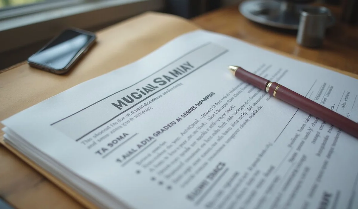Legal folder with a highlighted eligibility section