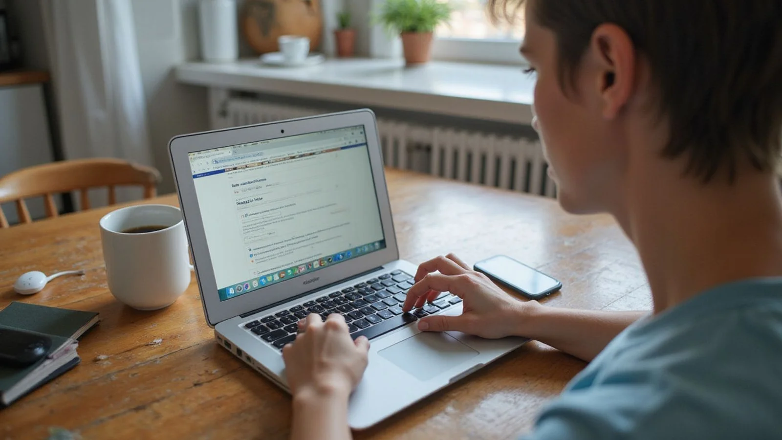 Filling out an online records request
