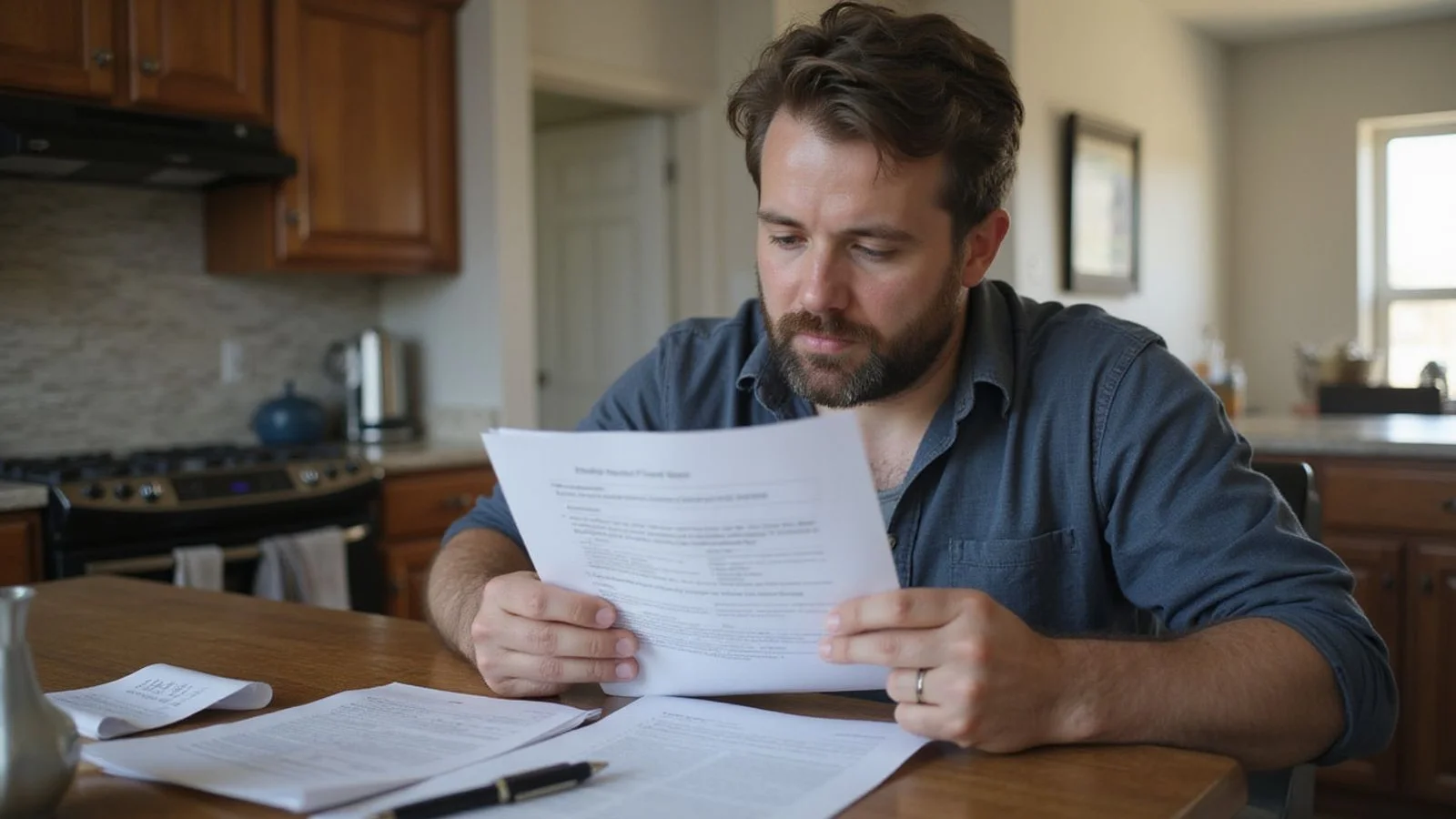 Renter reviewing DWI paperwork