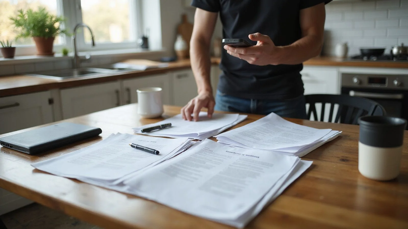 Renter with organized court disposition documents